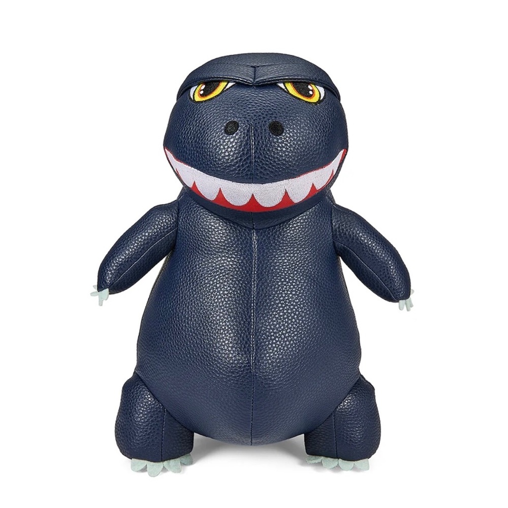 Kidrobot Phunny GODZILLA 13" Premium Blue Pleather Plush Toy New
